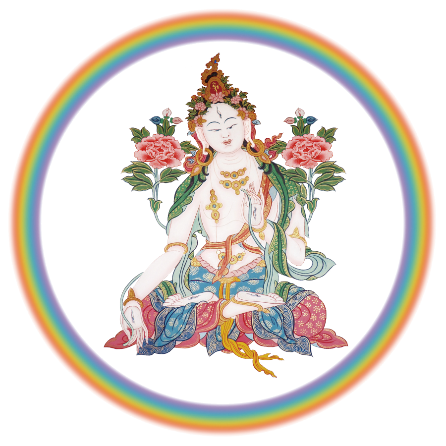 Garchen Rinpoche’s design White Tara as she appeared to him,png