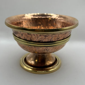 Set of 7 premium copper offering bowls
