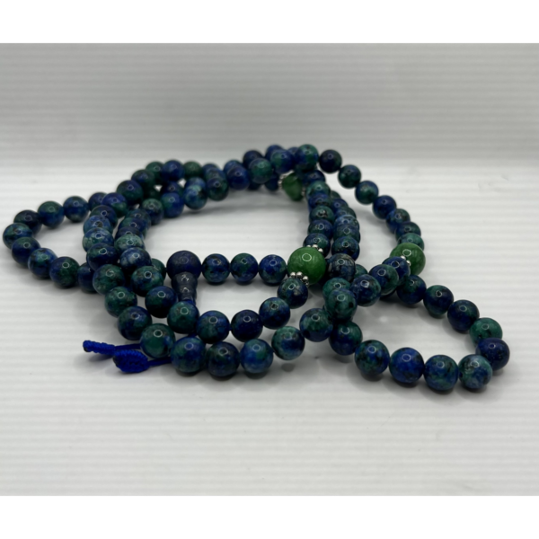 Malachite and Lapis Mala