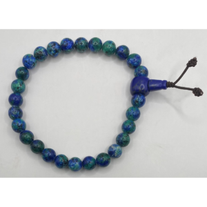 Malachite and Lapis Wrist Mala